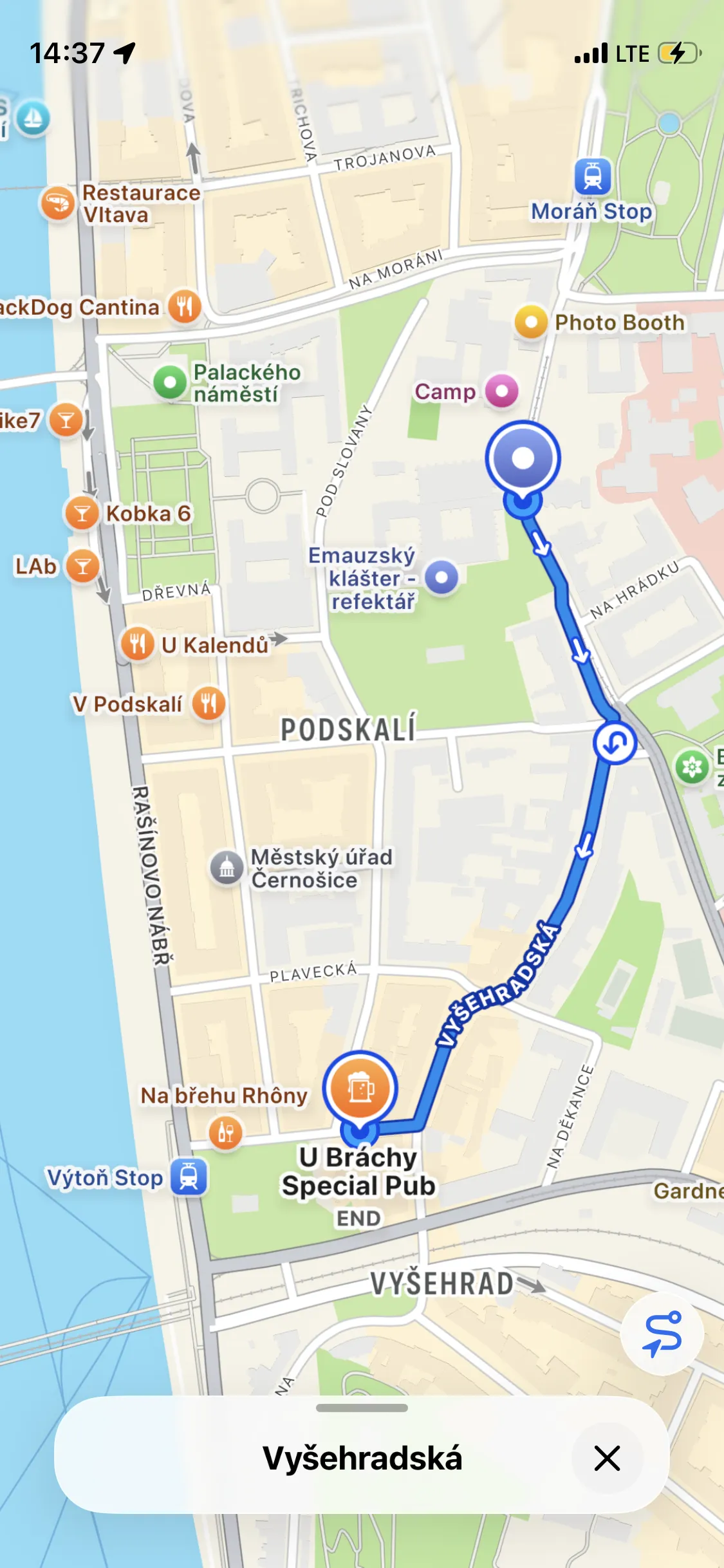 Warm-up party v Podskalí - how to get there