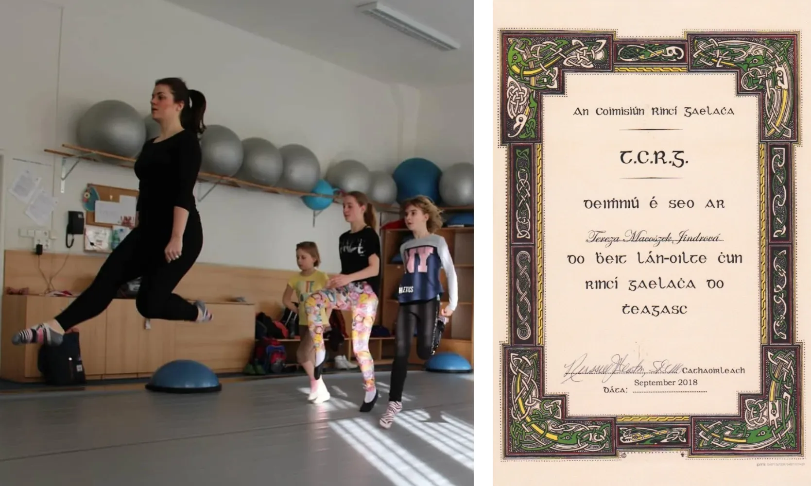 Lektorka s certifikací TCRG